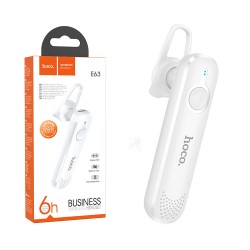 Hoco Business Bluetooth Earphone E63 Diamond 70mAh White Hoco Business Bluetooth Earphone E63 Diamond 70mAh White
